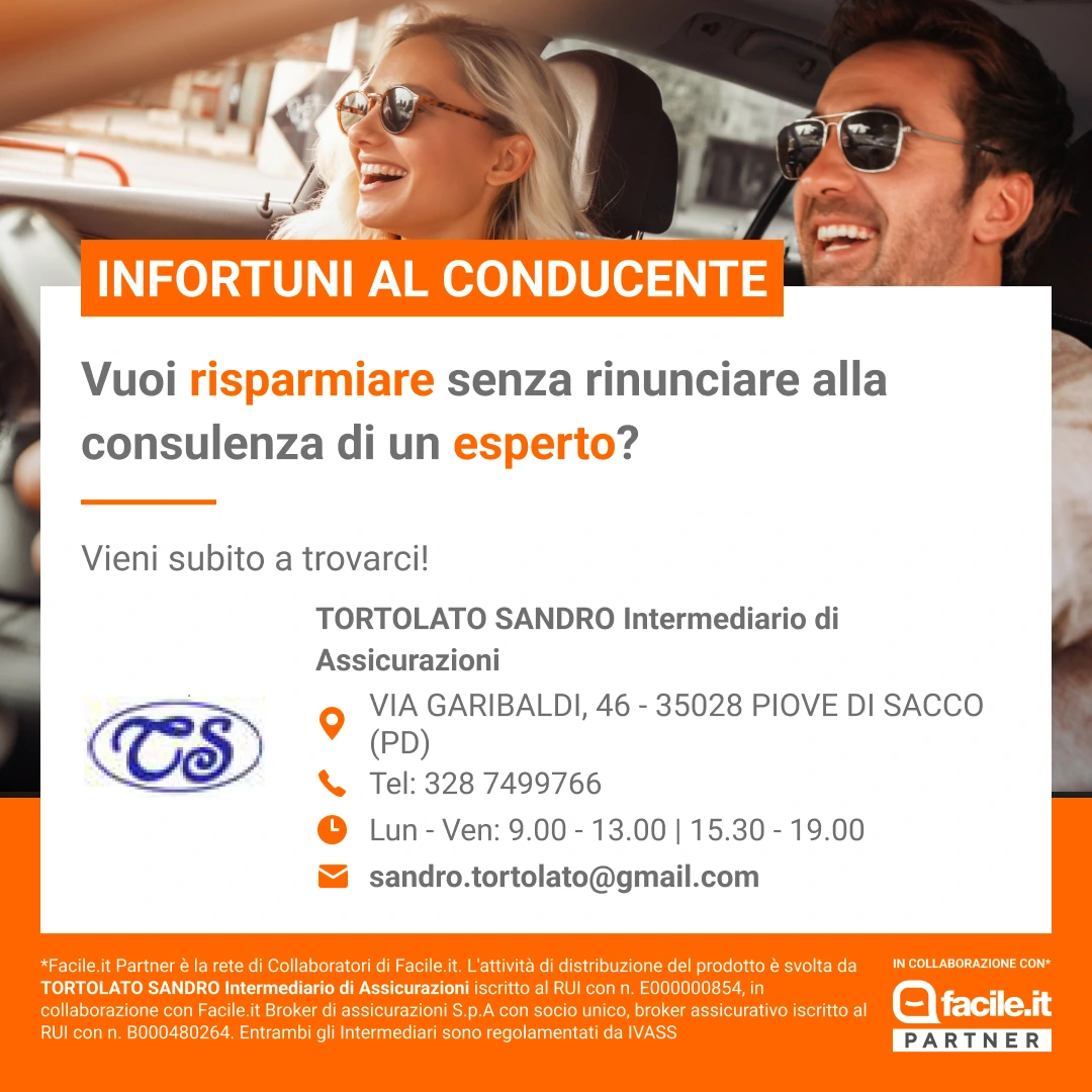 Assicurazione Infortuni al Conducente